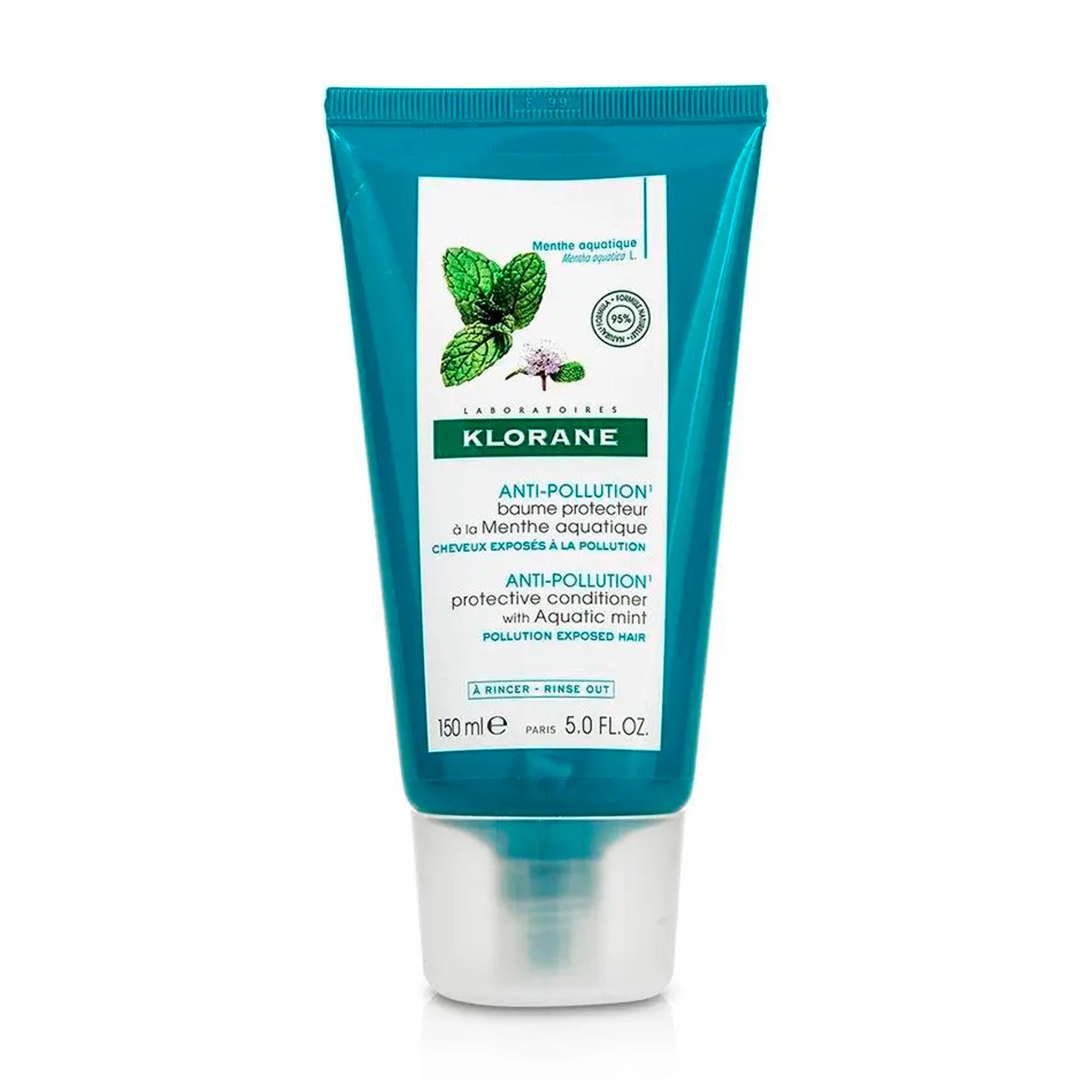 Бальзам для волосся Klorane Anti-Pollution Protective Conditioner With Aquatic Mint, 150 мл